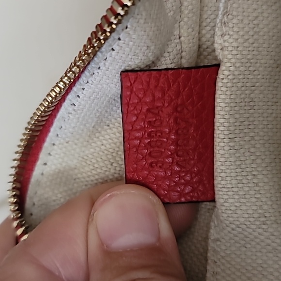 Authentic Gucci Soho Leather Disco Crossbody RED Shoulder Bag - Picture 9 of 10